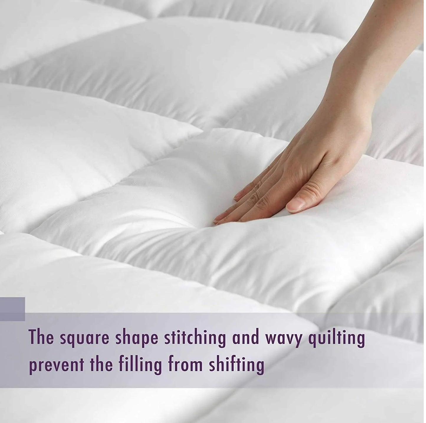 Mattress Topper Extra Deep Filling 10cm Thick Quilted Fluffy Single Double King SuperKing Size